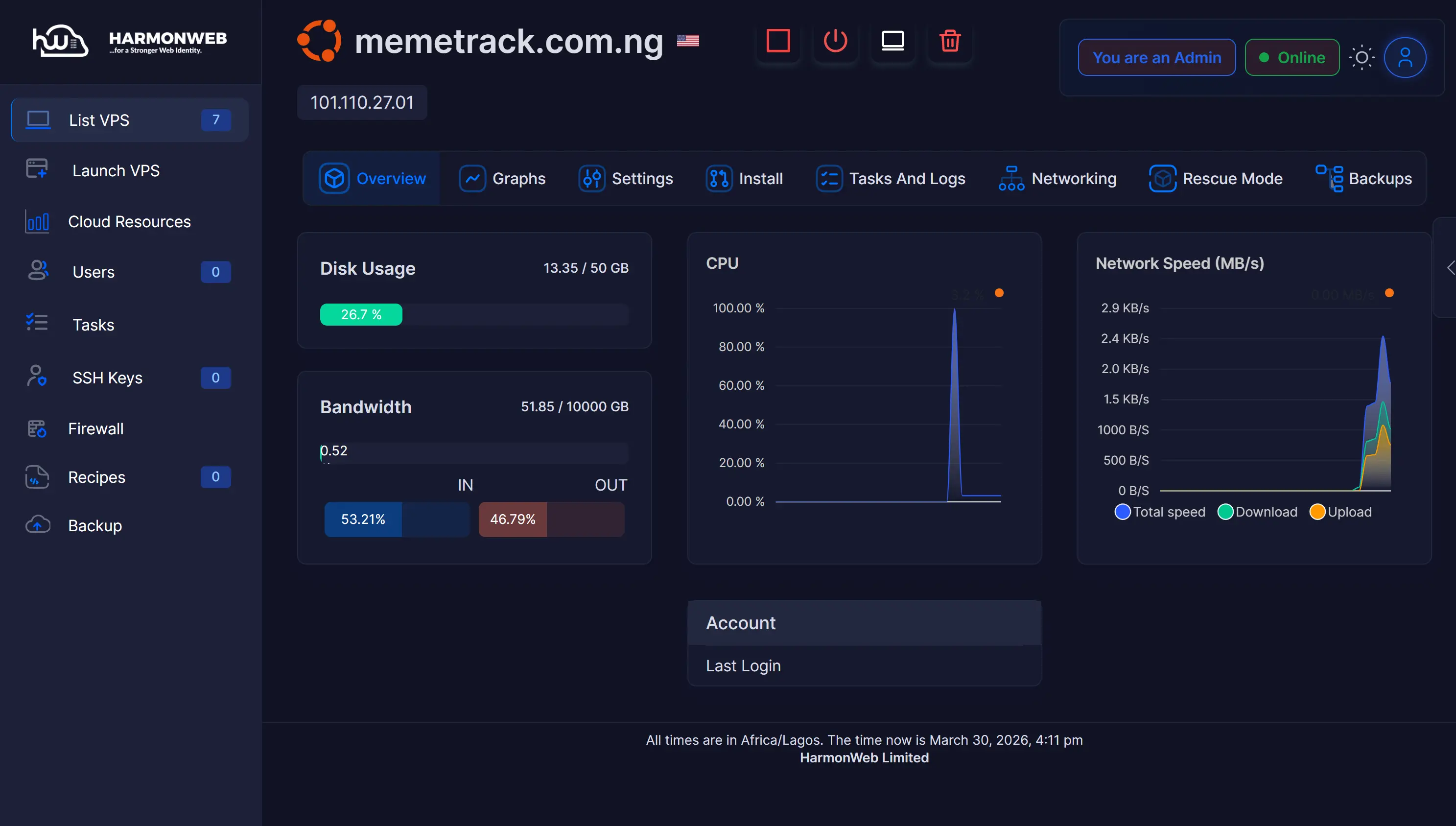 Data center server infrastructure